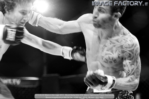 2013-05-04 Milano in the cage 2013 - Mixed Martial Arts 0791 Marco Sigismondi-Pawel Szymansky